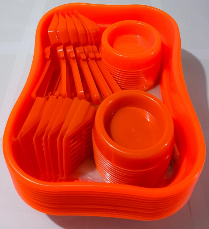 BAND AREIA GATO ALTA NEON - 4 PÇS LARANJA