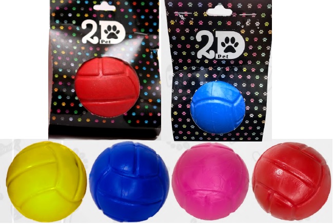 BOLA BORR MACIÇA LISA 75MM BLIST COLOR