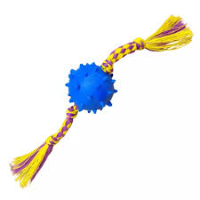 BRINQ BORR COM CORDA BOLA CRAVO 50MM