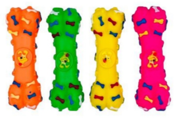 BRINQ VINIL OSSO DECORADO - M91