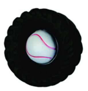 BRINQ VINIL PNEU MINI C/ BOLINHA  - M 78