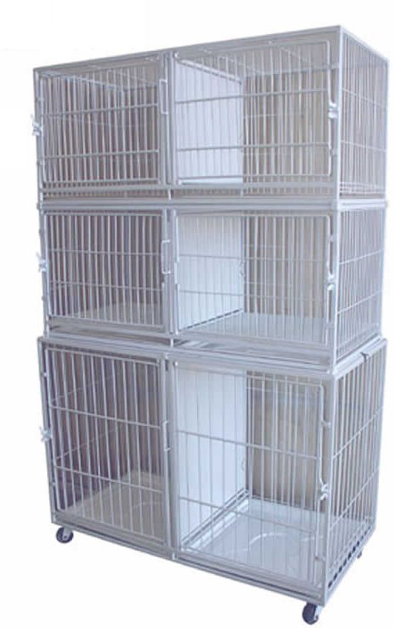 CANIL PRATIC BRANCO DUPLO - 6 COMPART