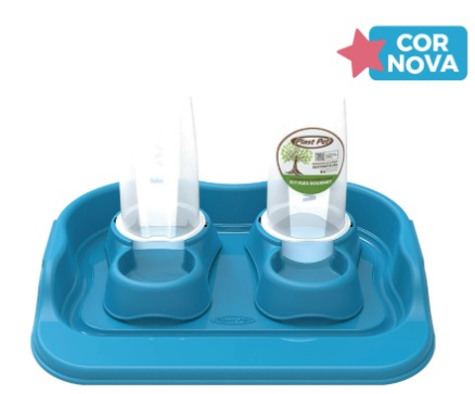 COMED/BEBED FLEX C/ BAND 650ML - AZUL