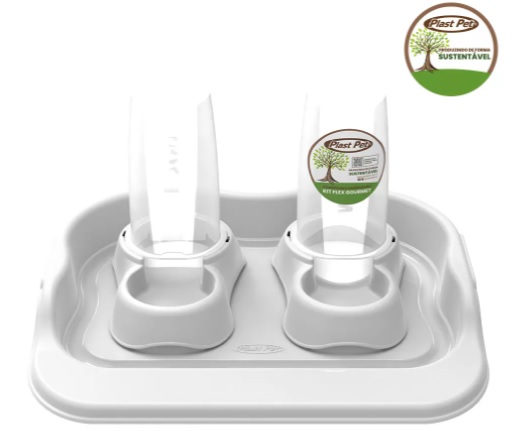 COMED/BEBED FLEX C/ BAND 650ML - CINZA