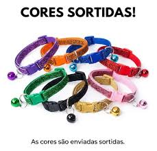 DISP COL GATO ELÁST BRILHO GUIZO C/10UN-350