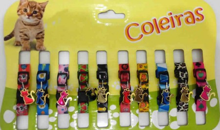 DISP COL GATO ELÁST SEDA GATINHO C/10UN - 350