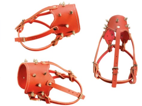 FOCINHEIRA COURO FORRADA COM CRAVO