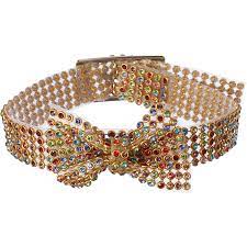 GARGANT STRASS COM LAÇO 27CM PEQ