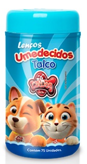 LENÇO UMEDECIDO TALCO C/ 75UN (V07/26)