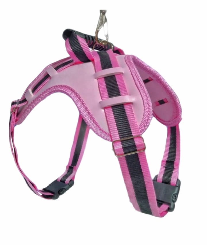 PEITORAL NYLON COLETE TÁTICO C/ REG ROSA