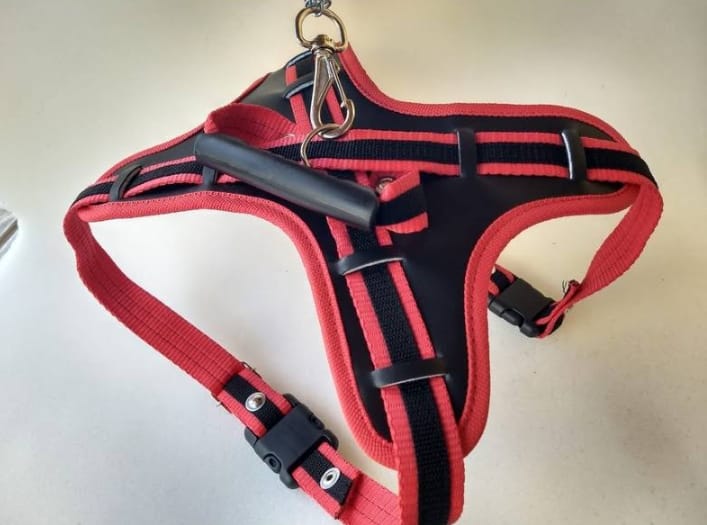 PEITORAL NYLON COLETE TÁTICO C/ REG VERM