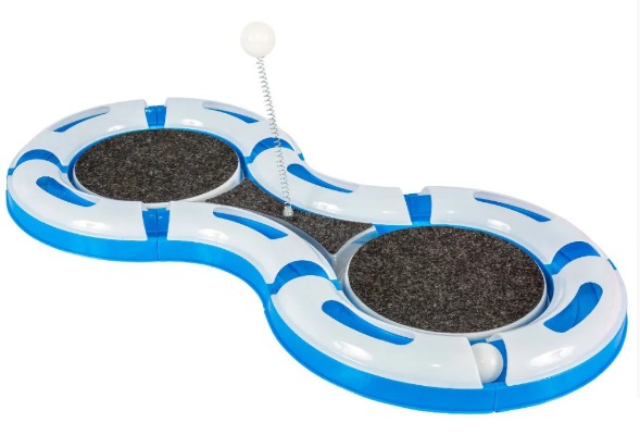 PISTA CAT GP BALL C/ GUIZO (8P) AZUL C-77