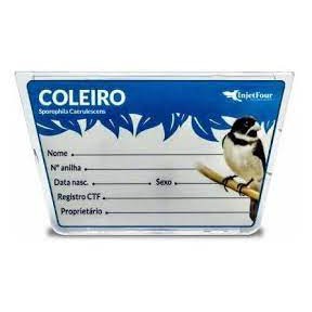 PLAQ IDENT PASS COLEIRO -C528 C/ 06UN - 580