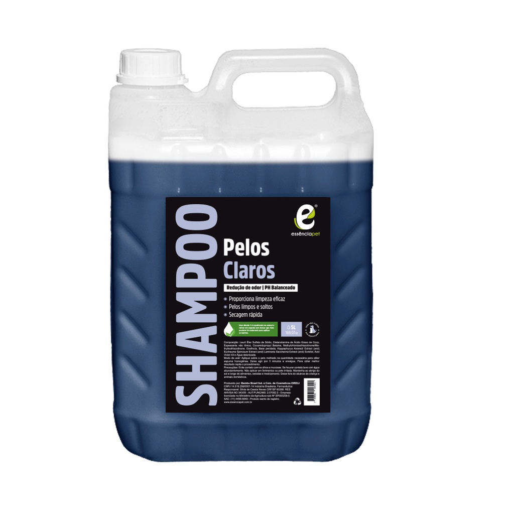 SHAMP ESSENC 5LTS PELOS CLAROS
