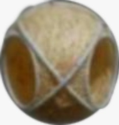 NINHO SISAL BOLA C/ SUP 2 FUROS C/12UN - 750