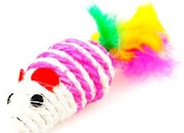 BRINQUEDO GATO RATO SISAL CAT COLOR - J1519